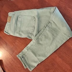 Green high rise AE jegging